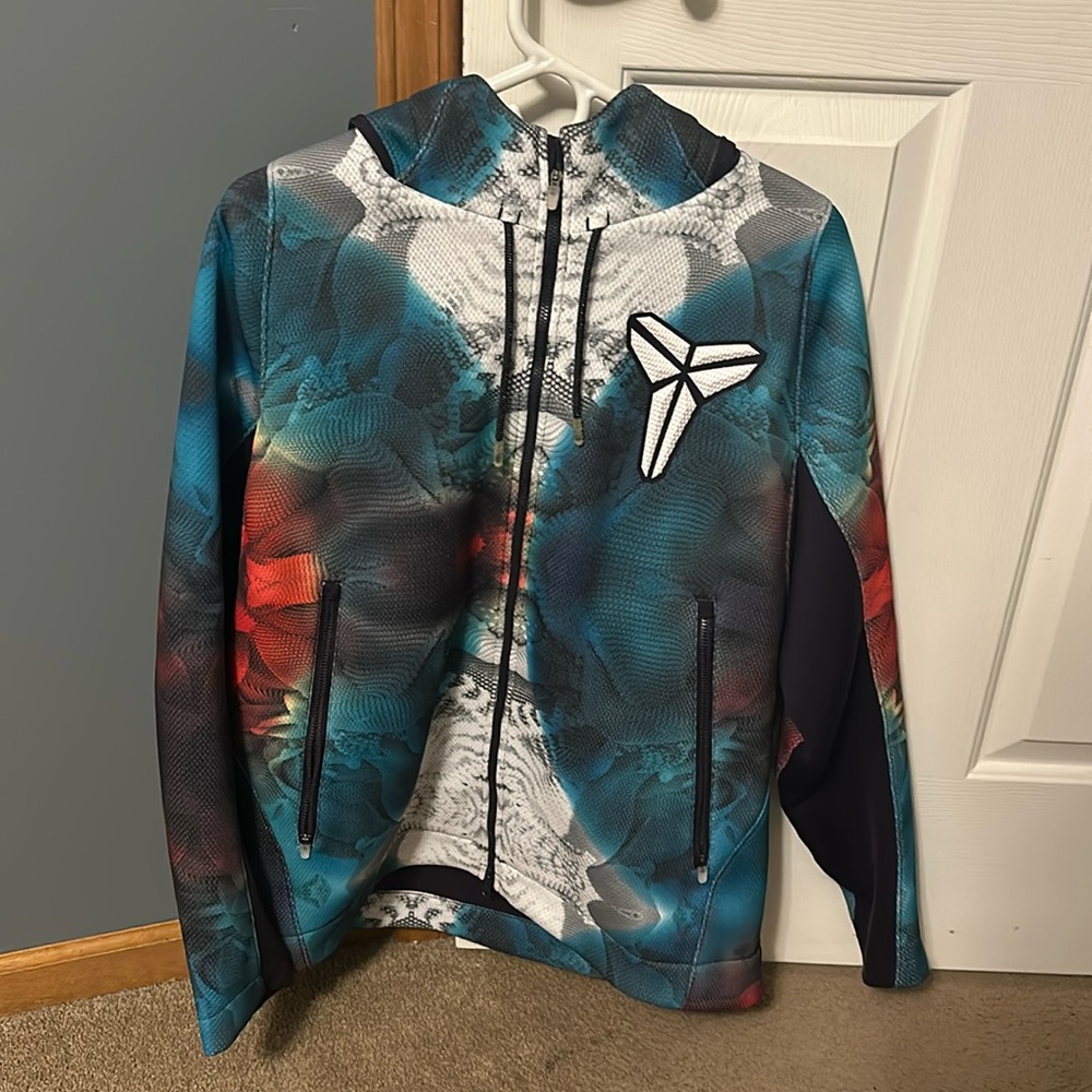Nike Kobe Mambula Hypermesh Full Zip Mamba Snake Hoodie Sweatshirt size Large